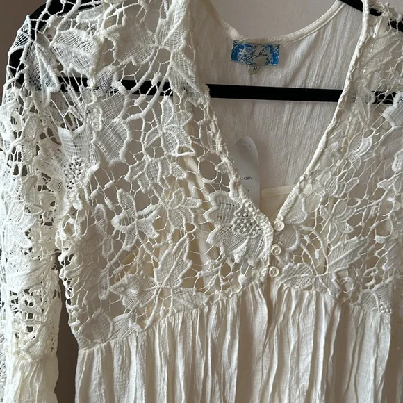 Cream Boho Dress - Picture 2 of 9